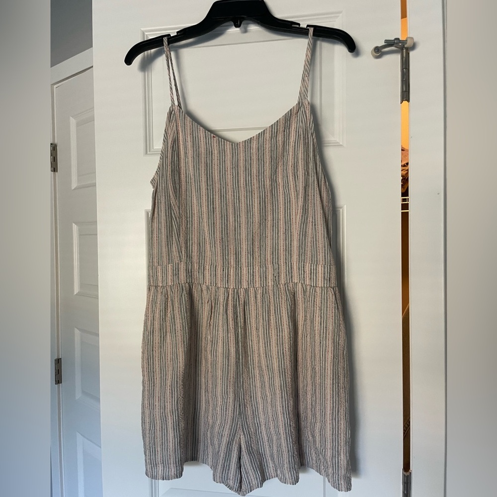 Striped romper